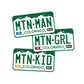 License Plate Stickers