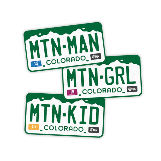 License Plate Stickers